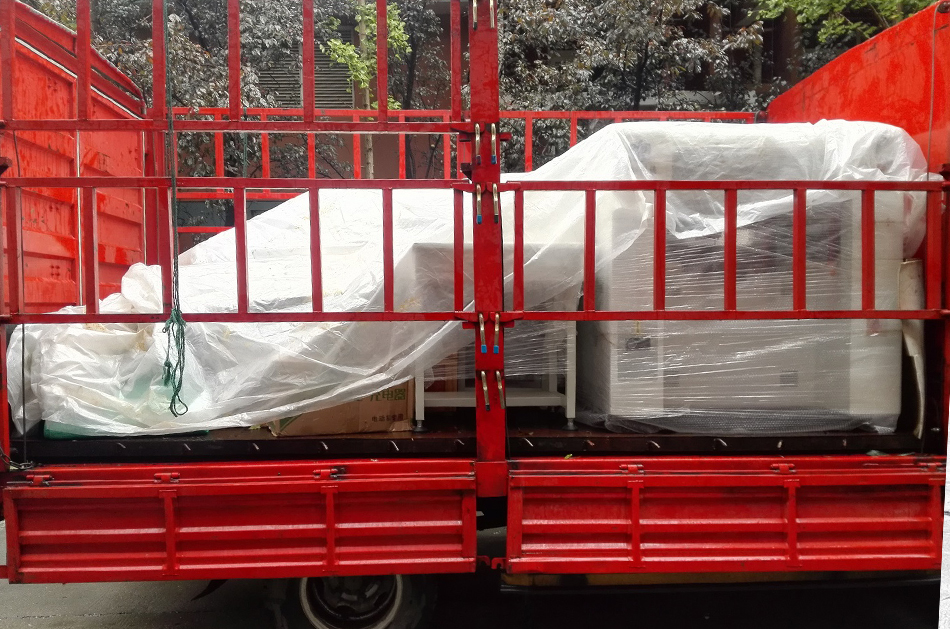 Shandong customer SMT equipment special car delivery